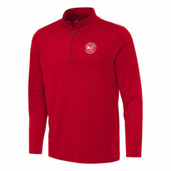 Atlanta Hawks Antigua Reprocess Quarter-Zip Top - Red on sale