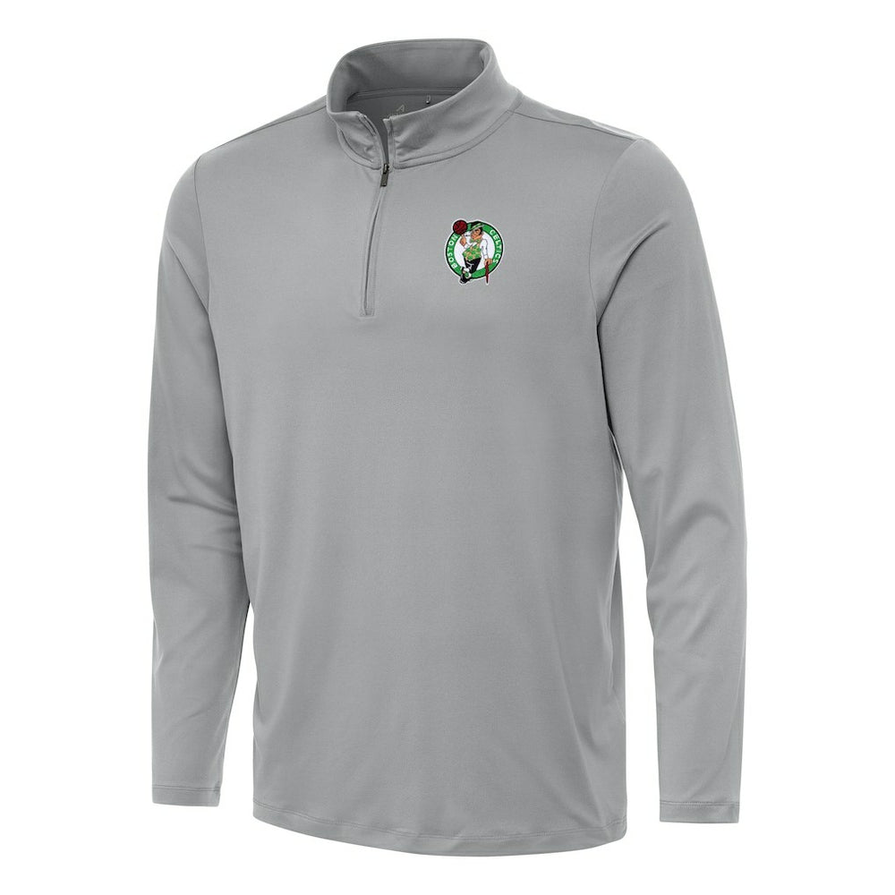 Boston Celtics Antigua Reprocess Quarter-Zip Top - Gray online