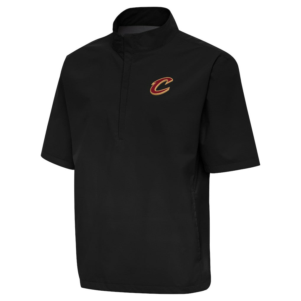 Cleveland Cavaliers Antigua Brisk Quarter-Zip Windbreaker sale - Black discount