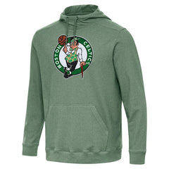 Boston Celtics Antigua Cloud Pullover Hoodie - Heather Green shop