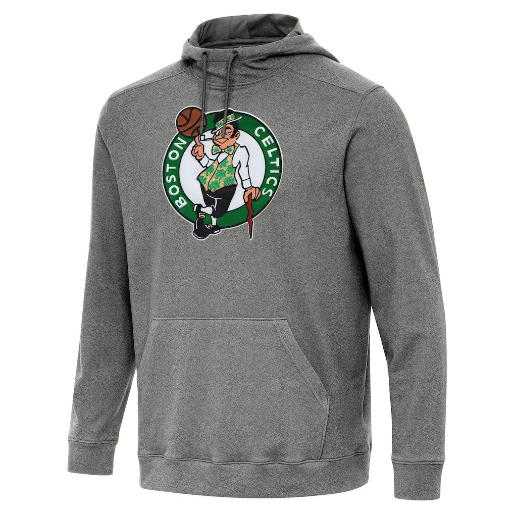 Boston Celtics Antigua Cloud Pullover Hoodie - Heather Black cheap