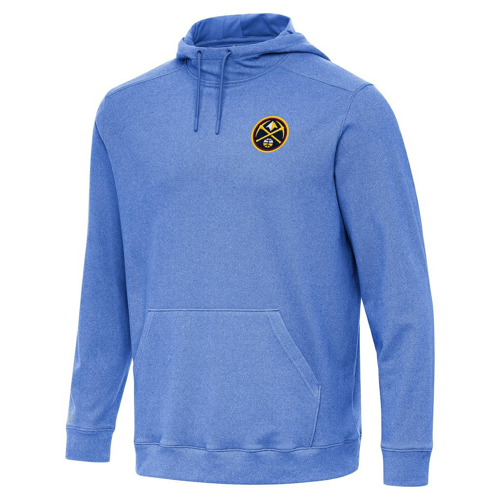 Denver Nuggets Antigua Cloud Pullover Hoodie sale - Heather Blue for sale
