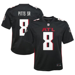 NFL Atlanta Falcons Kyle Pitts Sr.  Youth Game Jersey