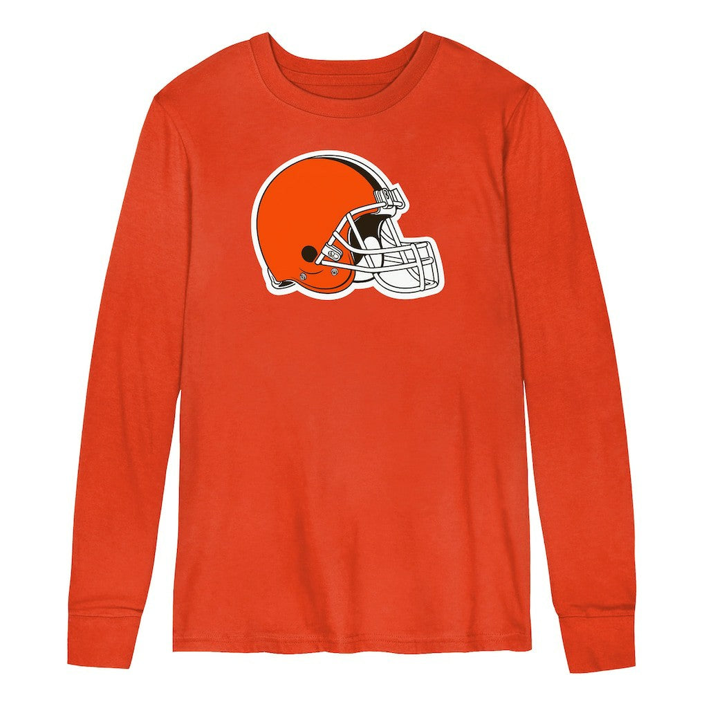 NFL Cleveland Browns Youth Primary Logo Long Sleeve T-Shirt