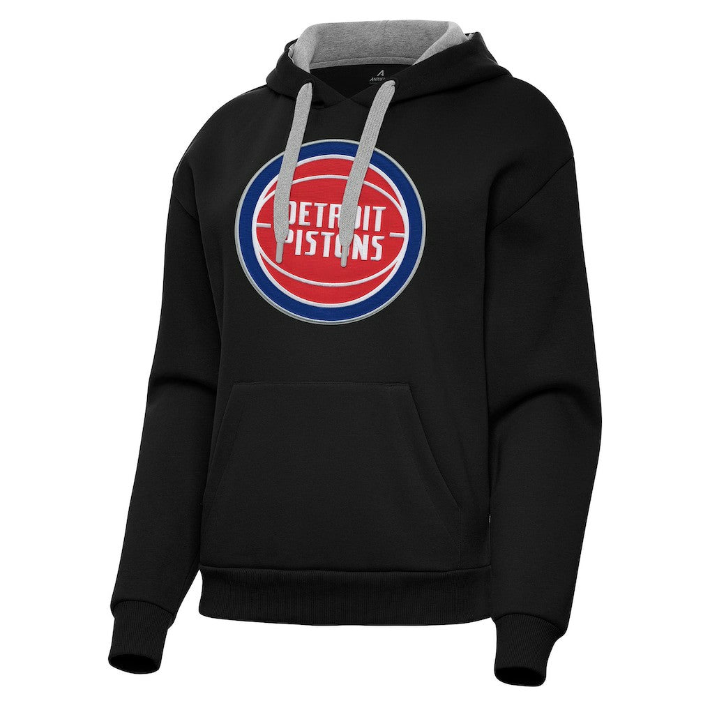 Detroit Pistons Antigua Women's Victory Pullover Hoodie sale - Black online