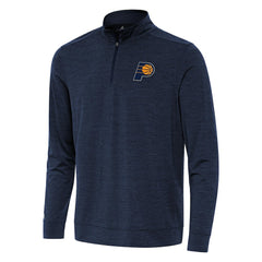 Indiana Pacers Antigua Bright Quarter-Zip Top - Heather Navy online