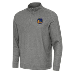 Golden State Warriors Antigua Subtle Quarter-Zip Sweatshirt sale - Heather Black online