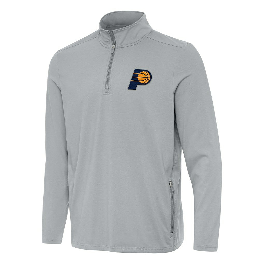 Indiana Pacers Antigua Perilous Quarter-Zip Sweatshirt - Gray cheap