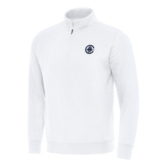 LA Clippers Antigua Victory Quarter-Zip Mock Sweatshirt - White outlet