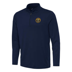 Denver Nuggets Antigua Reprocess Quarter-Zip Top sale - Navy for sale