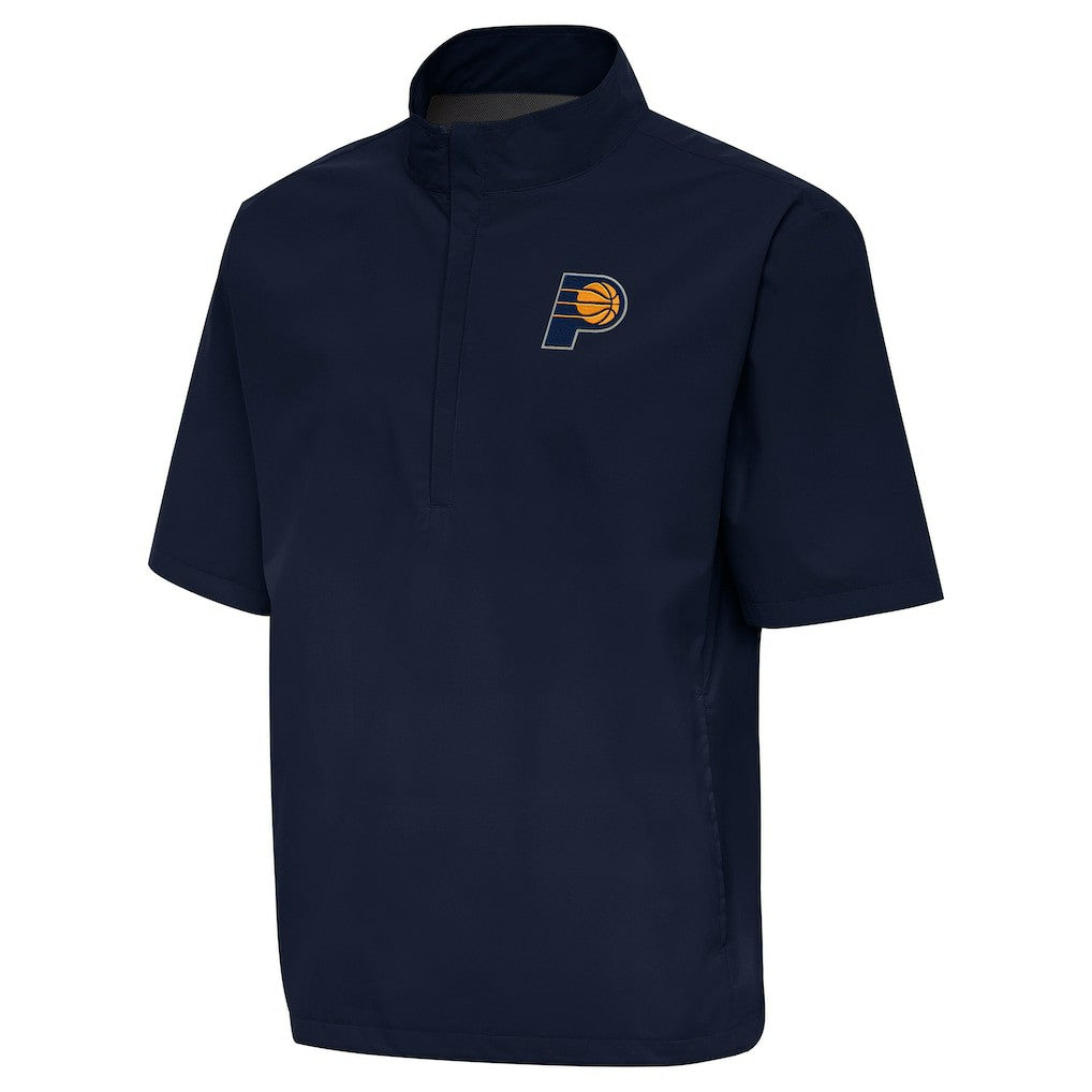 Indiana Pacers Antigua Brisk Quarter-Zip Windbreaker - Navy sale