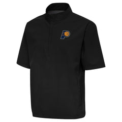 Indiana Pacers Antigua Brisk Quarter-Zip Windbreaker - Black outlet