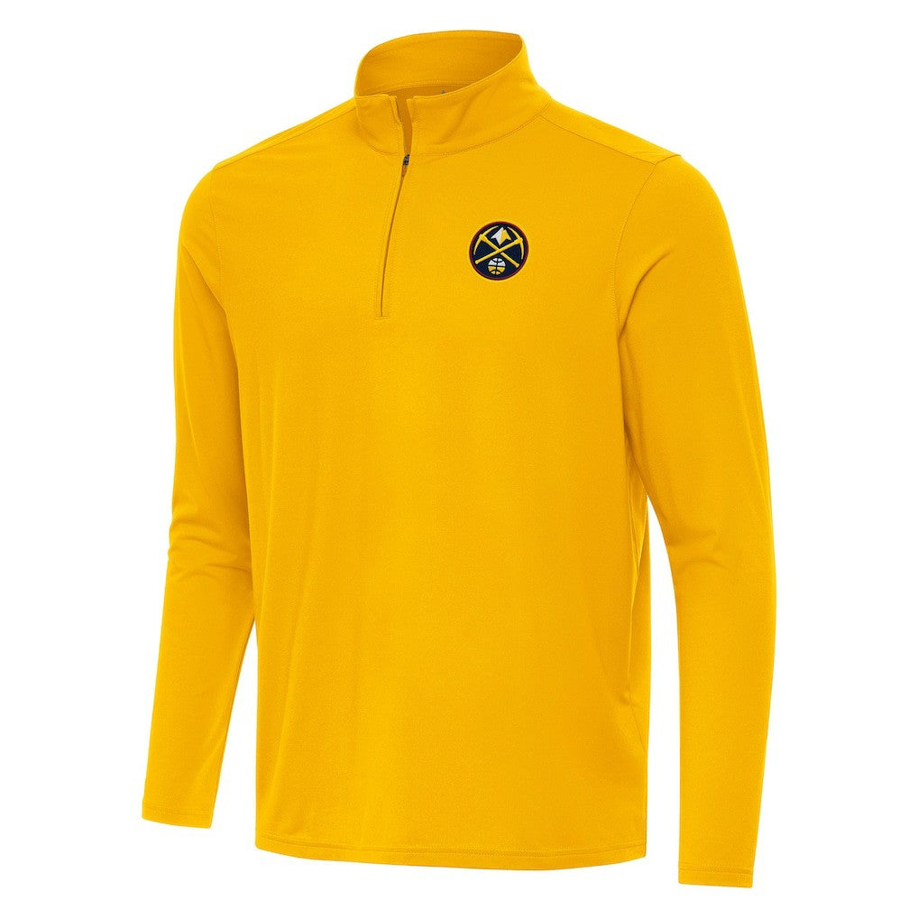 Denver Nuggets Antigua Intent Quarter-Zip Top sale - Gold on sale