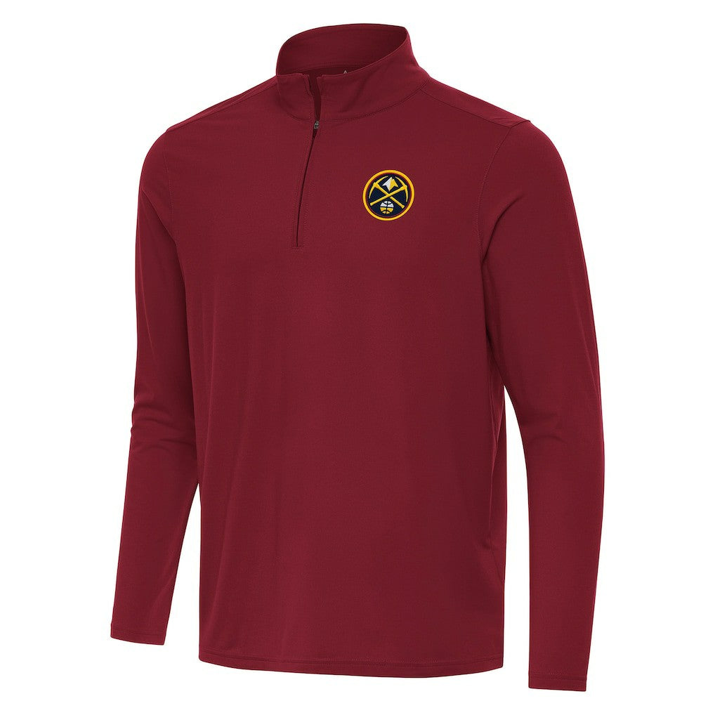 Denver Nuggets Antigua Intent Quarter-Zip Top sale - Cardinal on sale