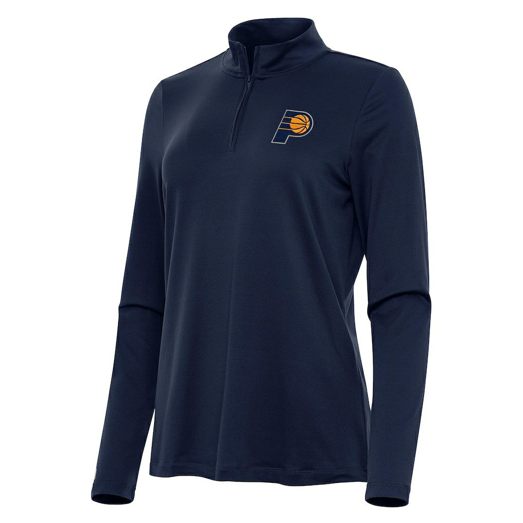 Indiana Pacers Antigua Women's Reprocess Quarter-Zip Top - Navy online