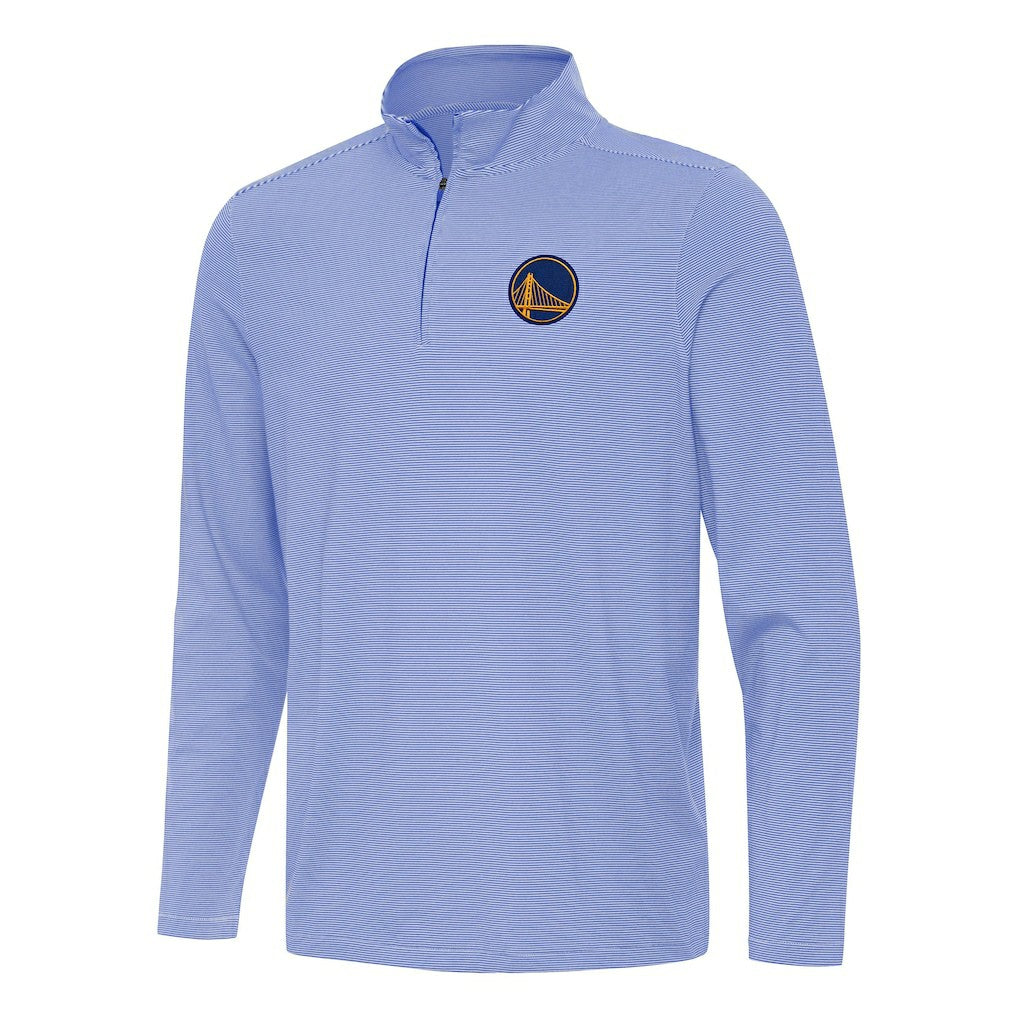 Golden State Warriors Antigua Twine Quarter-Zip Top sale - Royal outlet