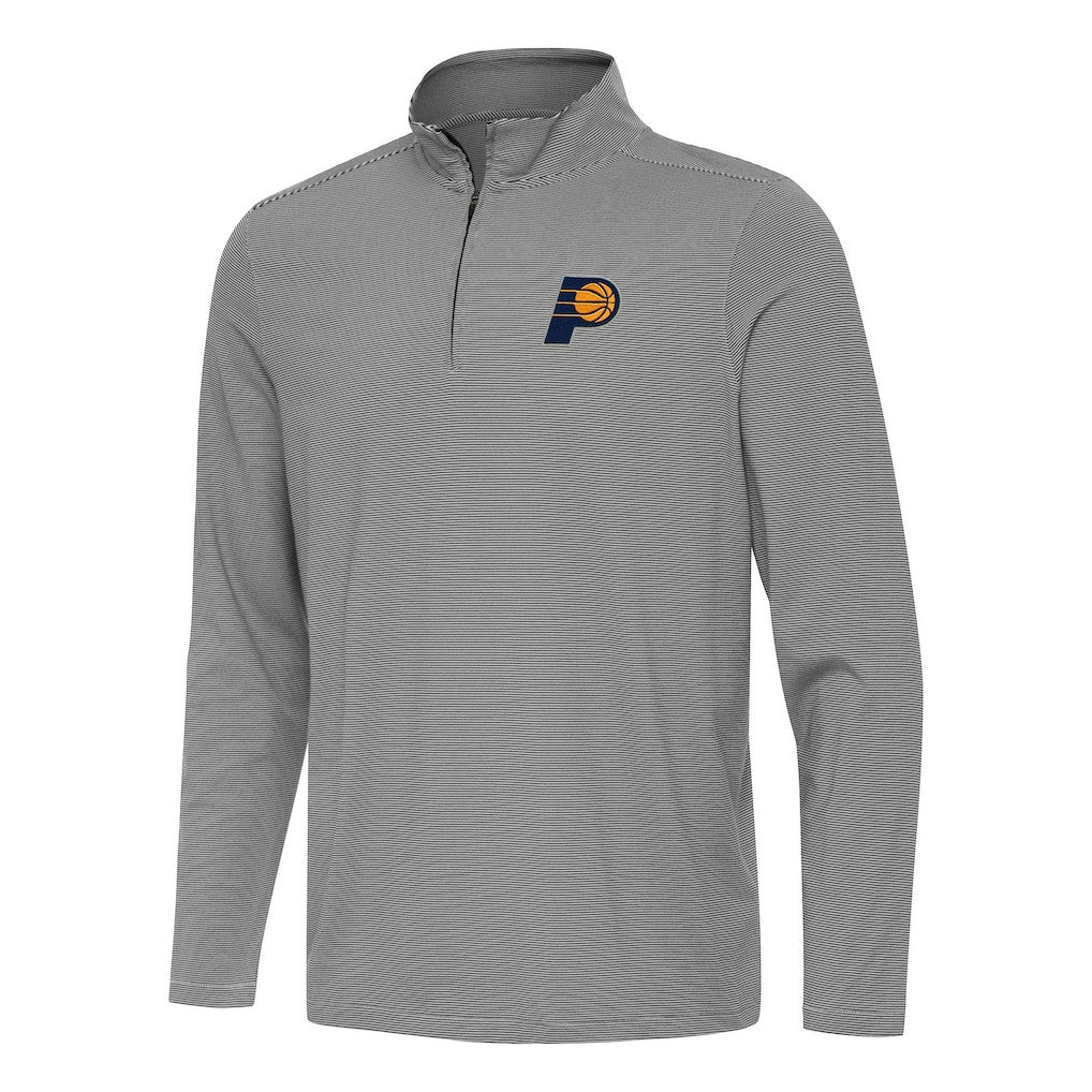 Indiana Pacers Antigua Twine Quarter-Zip Top - Black outlet