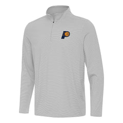 Indiana Pacers Antigua Twine Quarter-Zip Top - Gray on sale