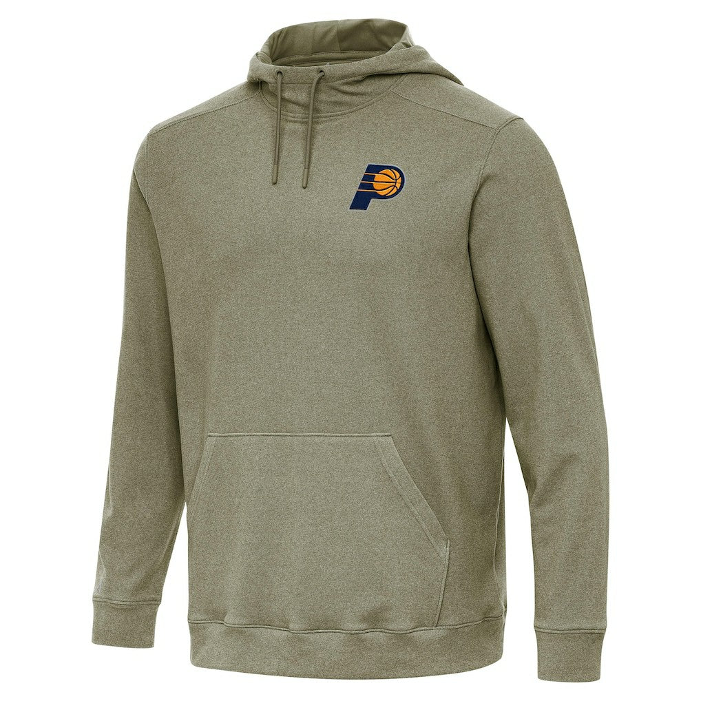 Indiana Pacers Antigua Cloud Pullover Hoodie - Heather Olive shop