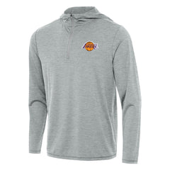 Los Angeles Lakers Antigua Tidy Quarter-Zip Hoodie - Heather Gray for sale