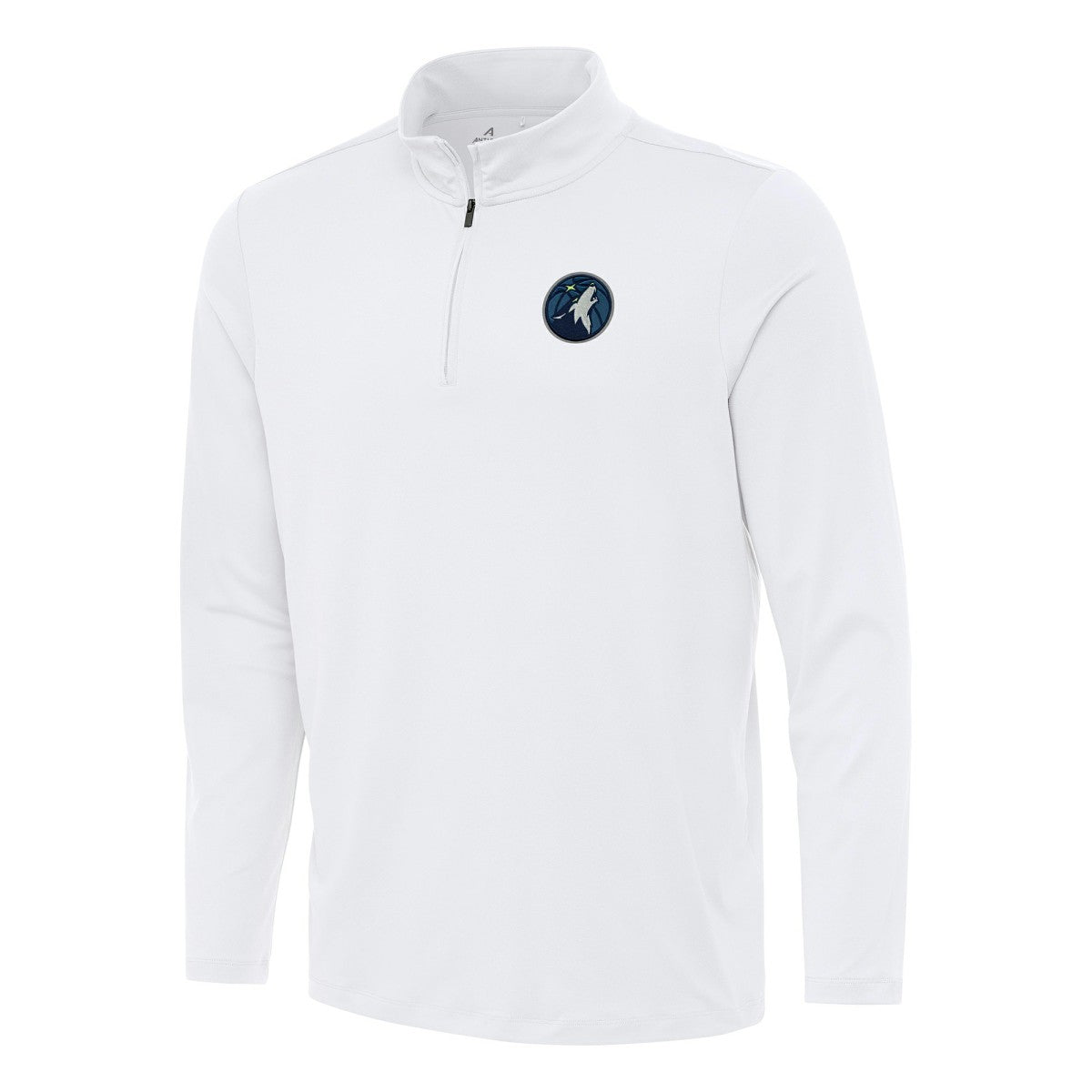 Minnesota Timberwolves Antigua Reprocess Quarter-Zip Top - White sale