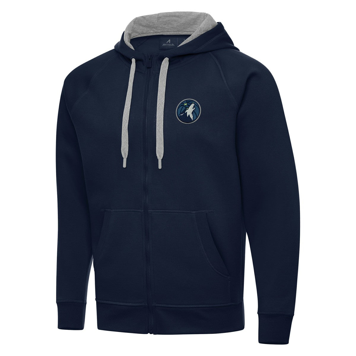 Minnesota Timberwolves Antigua Big & Tall Victory Full-Zip Hoodie Jacket - Navy sale
