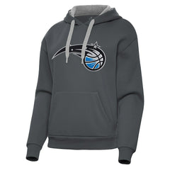Orlando Magic Antigua Women's Victory Pullover Hoodie - Charcoal on sale