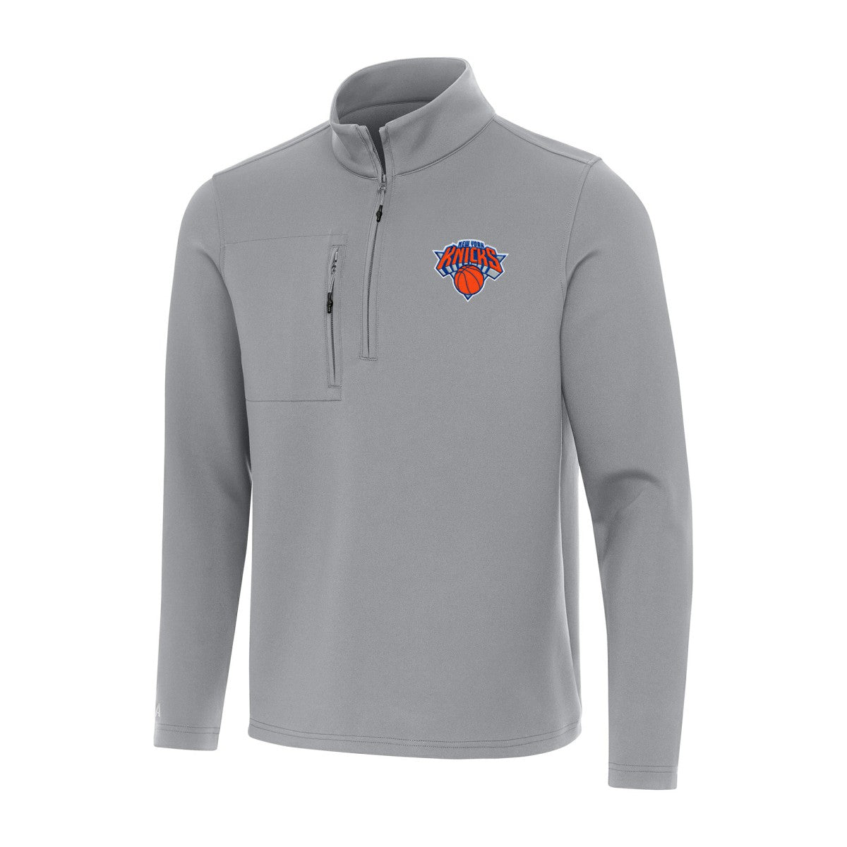 New York Knicks Antigua Insider Quarter-Zip Top - Gray for sale