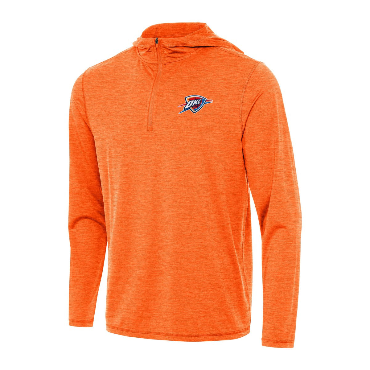 Oklahoma City Thunder Antigua Tidy Quarter-Zip Hoodie - Heather Orange outlet