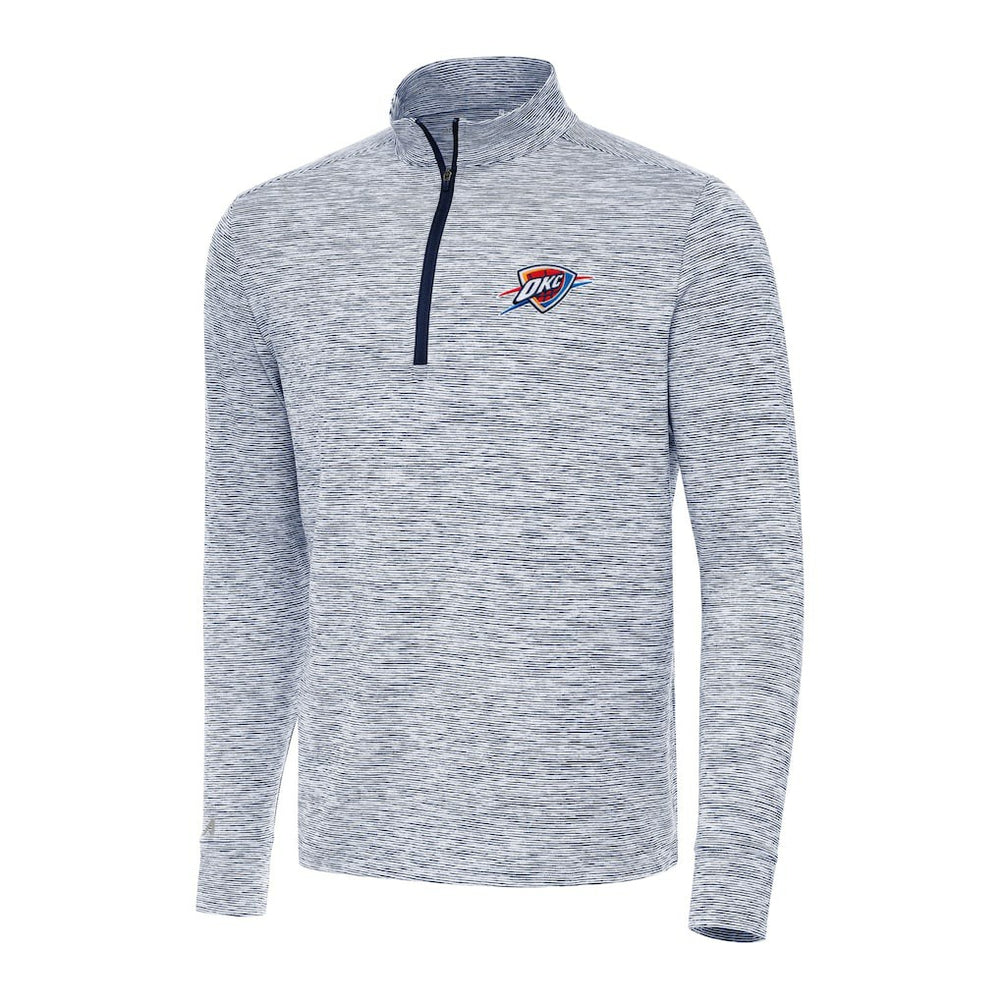Oklahoma City Thunder Antigua Cause Quarter-Zip Top - Navy on sale