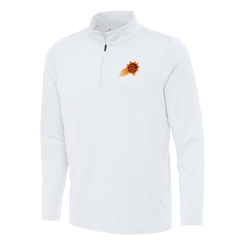 Phoenix Suns Antigua Reprocess Quarter-Zip Top - White shop