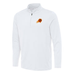 Phoenix Suns Antigua Reprocess Quarter-Zip Top - White shop