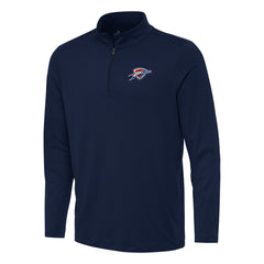 Oklahoma City Thunder Antigua Reprocess Quarter-Zip Top - Navy discount
