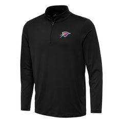 Oklahoma City Thunder Antigua Reprocess Quarter-Zip Top - Black for sale