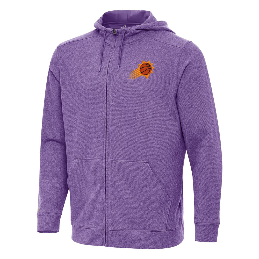 Phoenix Suns Antigua Effortless Full-Zip Hoodie Jacket - Heather Purple on sale