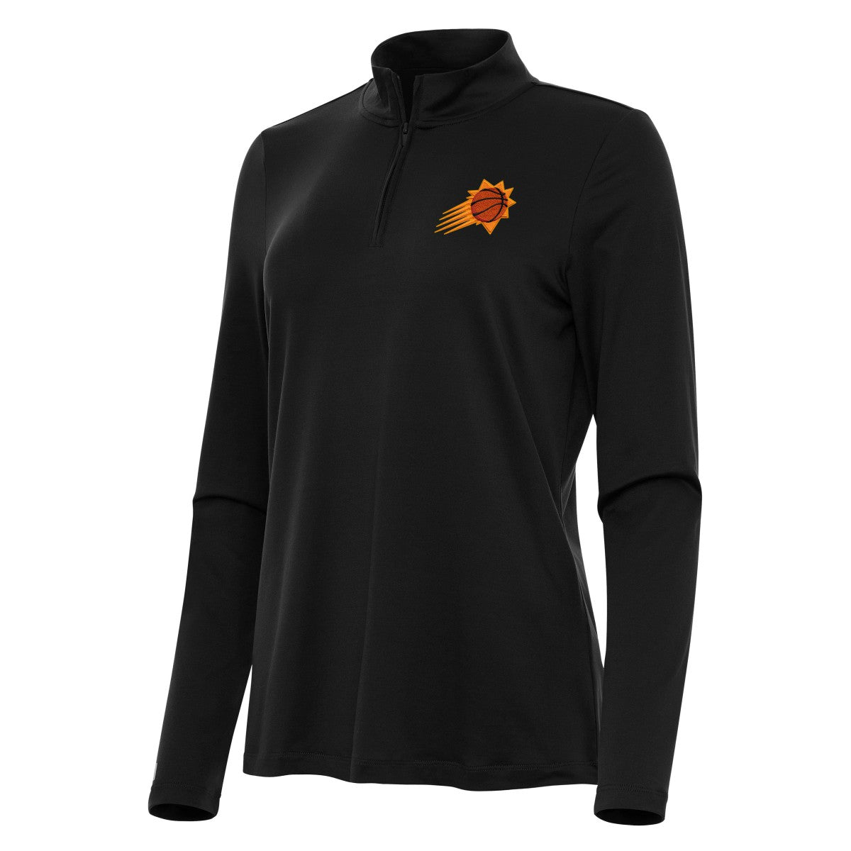 Phoenix Suns Antigua Women's Reprocess Quarter-Zip Top - Black online
