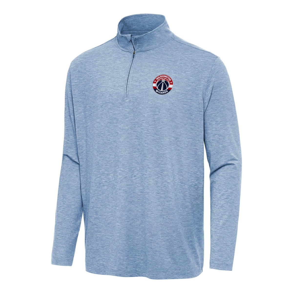 Washington Wizards Antigua Hunk Quarter-Zip Top - Heather Aqua online
