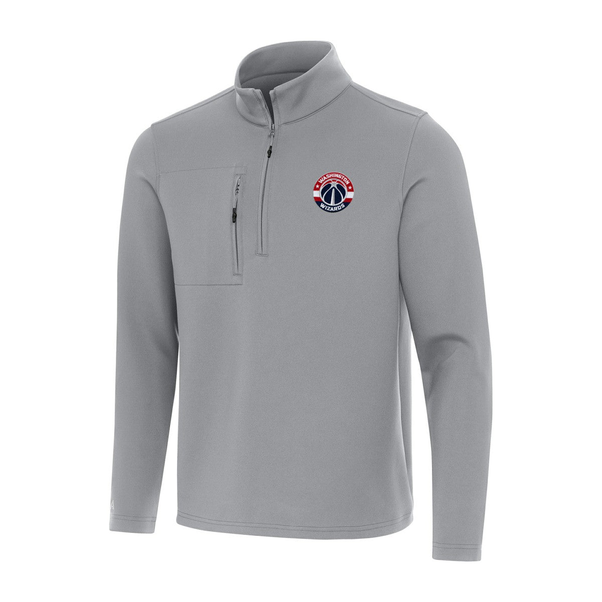 Washington Wizards Antigua Insider Quarter-Zip Top - Gray outlet