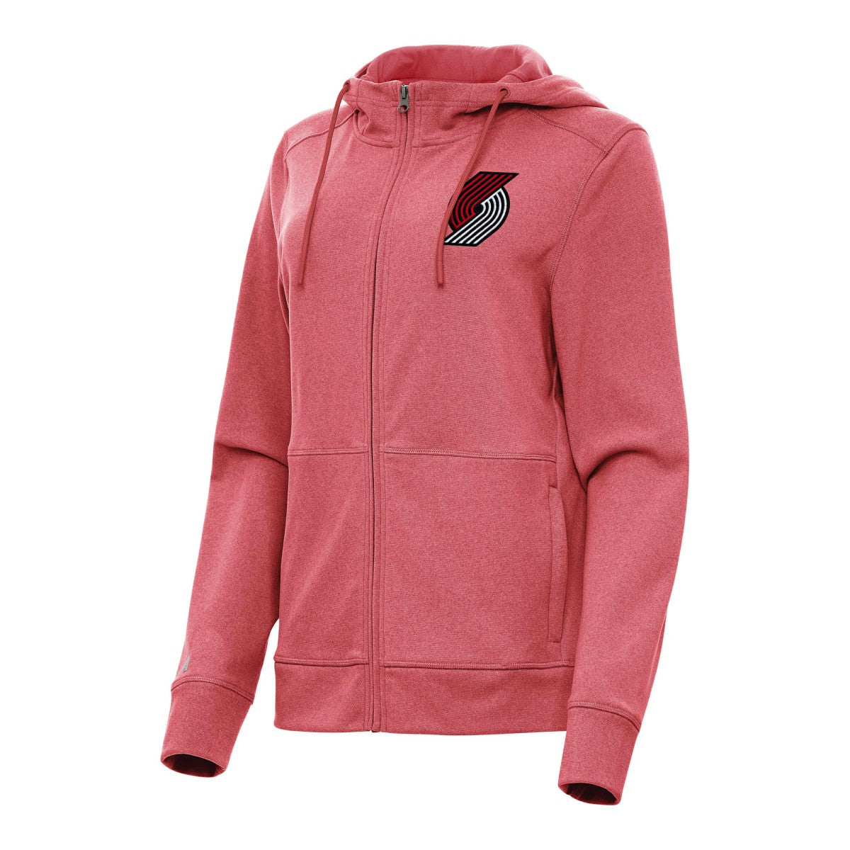 Portland Trail Blazers Antigua Women's Seeker Full-Zip Hoodie Jacket - Heather Red sale