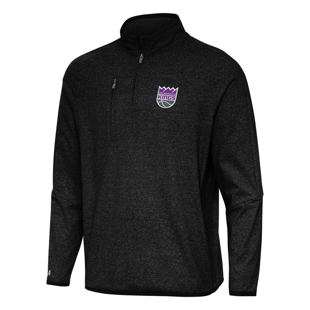 Sacramento Kings Antigua Certain Quarter-Zip Tri-Blend Sweatshirt - Heather Black shop