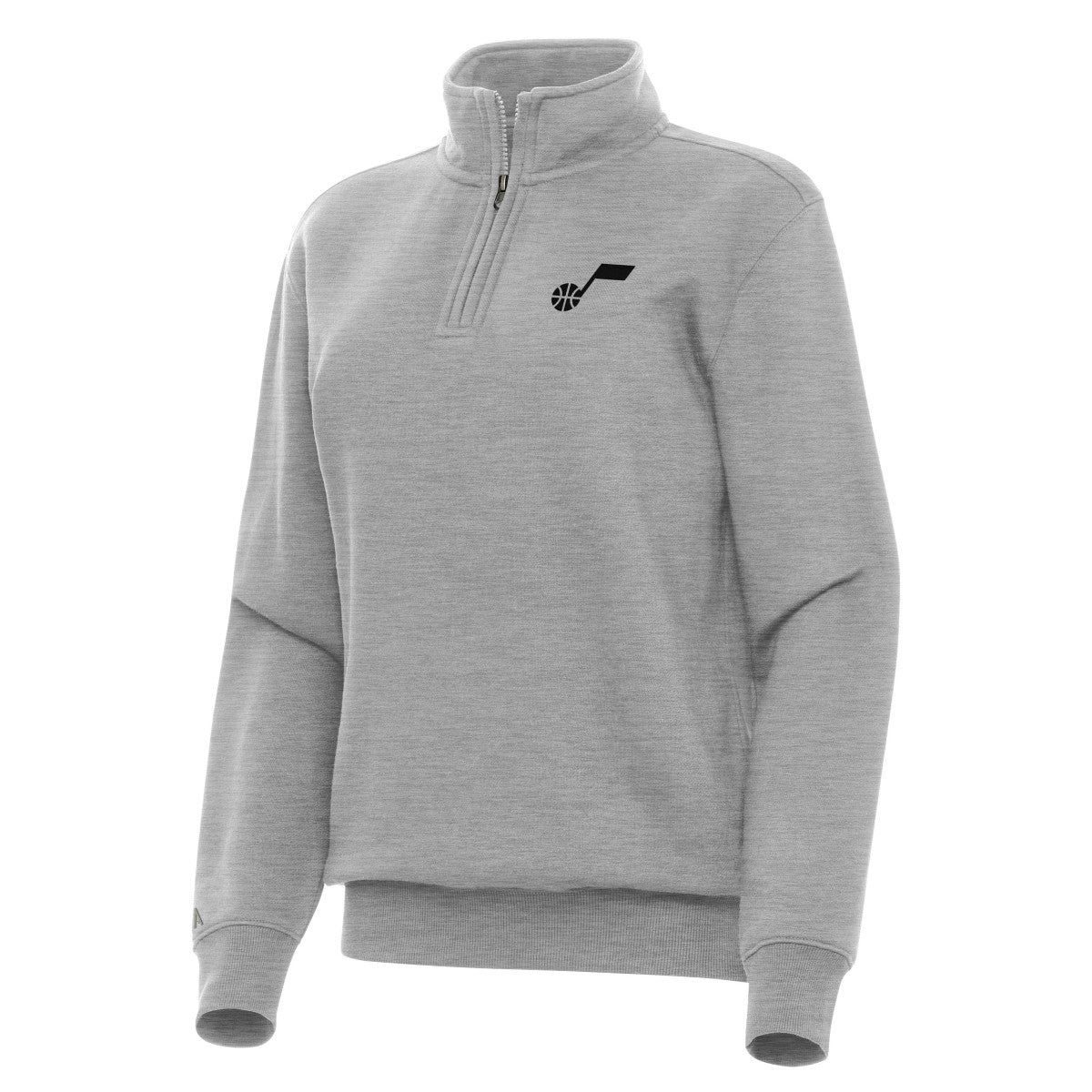 Utah Jazz Antigua Women's Victory Quarter-Zip Sweatshirt - Heather Gray discount