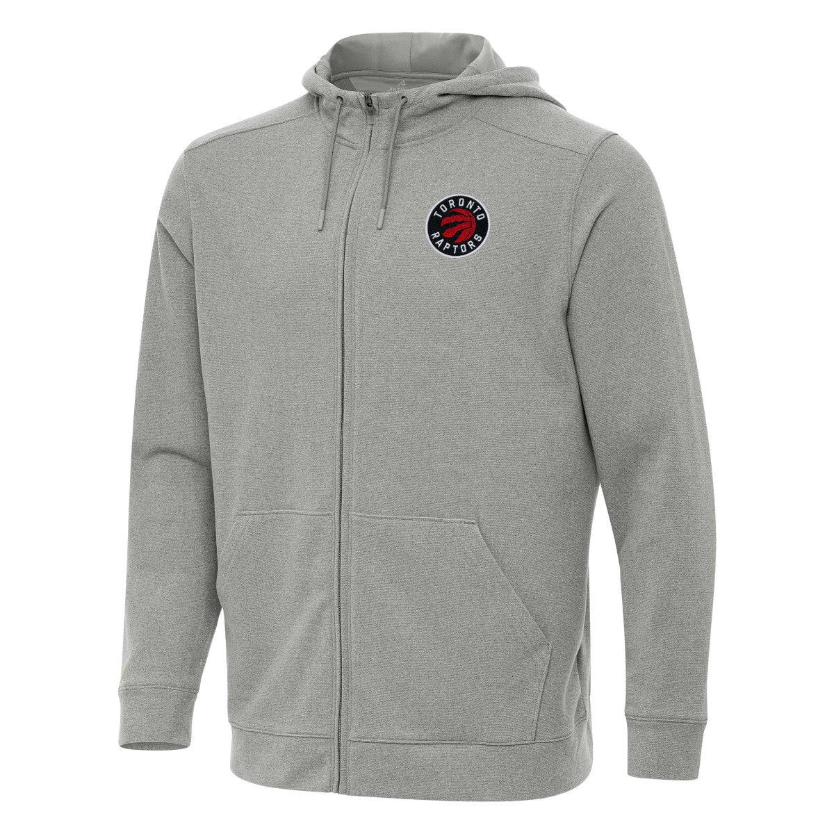 Toronto Raptors Antigua Effortless Full-Zip Hoodie Jacket - Heather Gray outlet