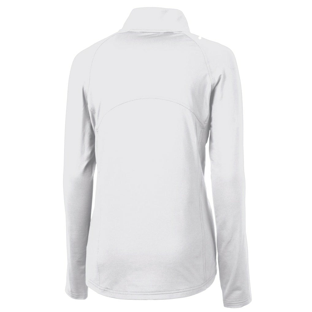 NFL Cleveland Browns Cutter & Buck Women's Adapt Eco Knit Stretch Recycled Half-Zip Pullover Top