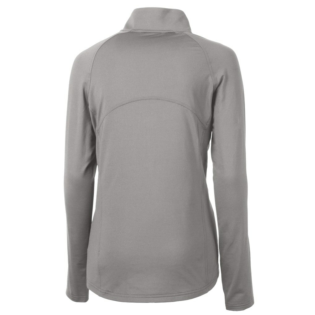 NFL Cleveland Browns Cutter & Buck Women's Adapt Eco Knit Stretch Recycled Half-Zip Pullover Top