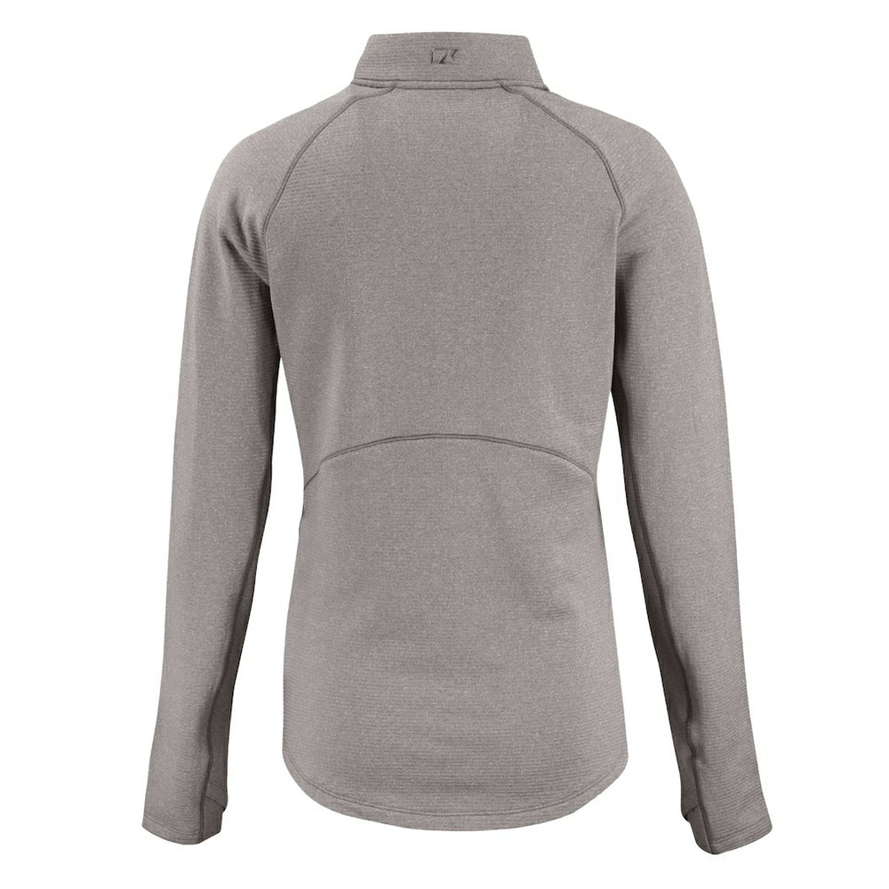 NFL Cleveland Browns Cutter & Buck Women's Peshastin Eco Fleece Recycled Half-Zip Pullover Top