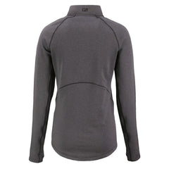 NFL Cleveland Browns Cutter & Buck Women's Peshastin Eco Fleece Recycled Half-Zip Pullover Top