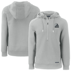 NFL Cleveland Browns Cutter & Buck Roam Eco Recycled Half-Zip Pullover Hoodie