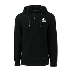NFL Cleveland Browns Cutter & Buck Roam Eco Recycled Half-Zip Pullover Hoodie