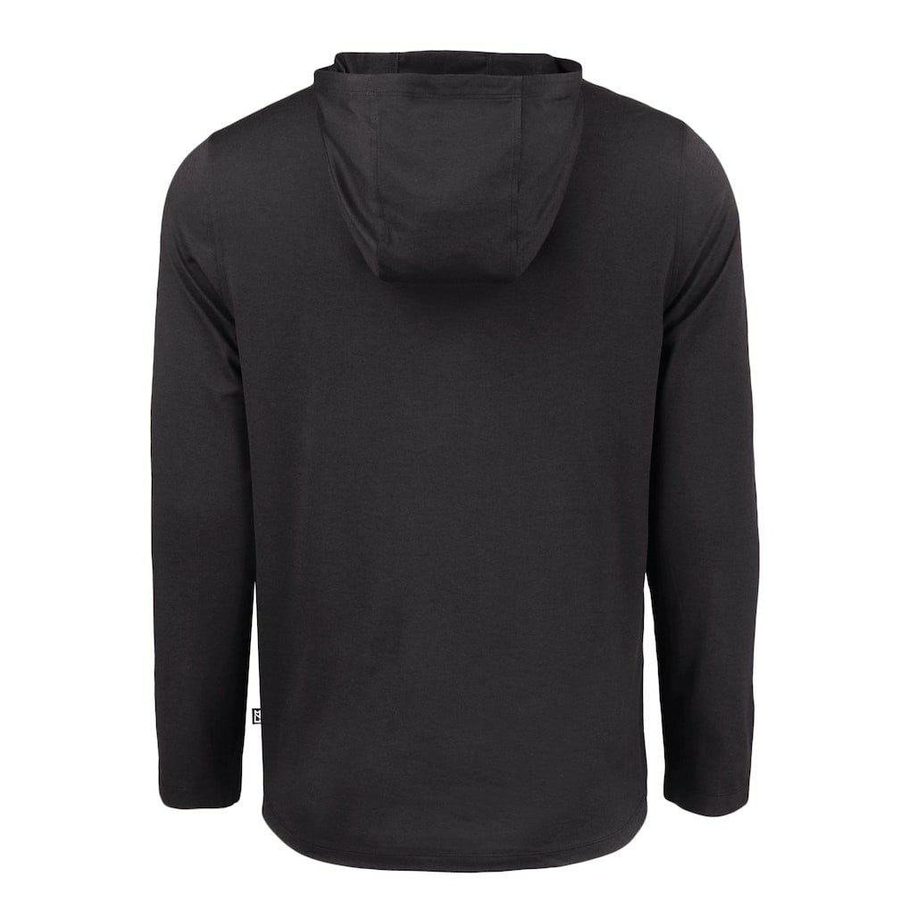 NFL Cleveland Browns Cutter & Buck Coastline Epic Comfort Eco Recycled Long Sleeve Hooded T-Shirt