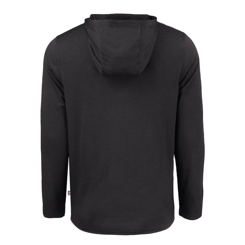 NFL Cleveland Browns Cutter & Buck Coastline Epic Comfort Eco Recycled Long Sleeve Hooded T-Shirt